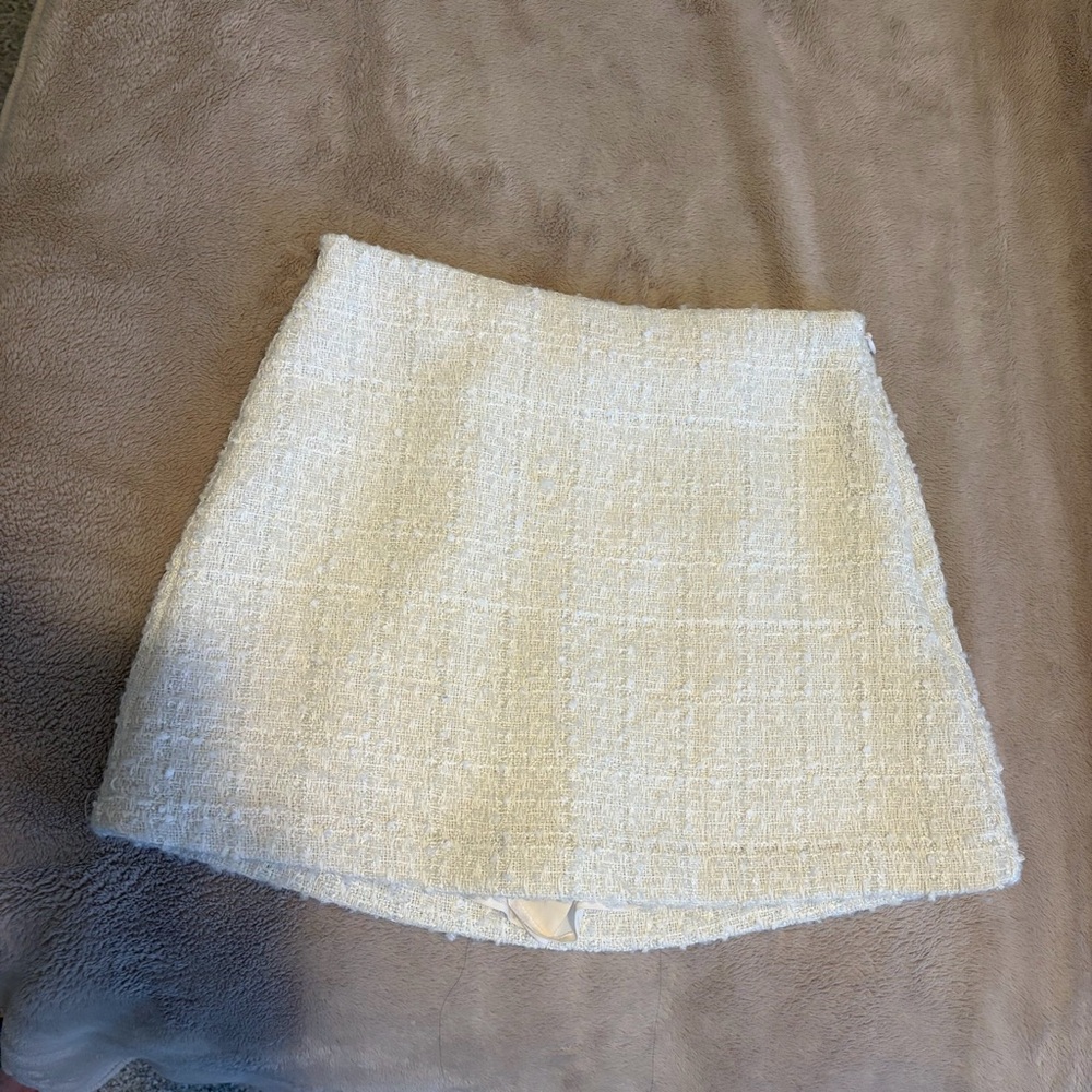 NWT Abercrombie Scarlett Knit Tweed Skort